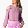 Blusa Aberturas Maya Lila