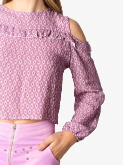 Blusa Aberturas Maya Lila