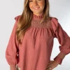 Blusa Bambula Gold Rosa