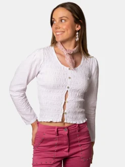 Blusa Botones Diplo Blanco