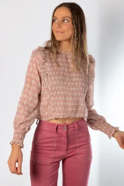 Blusa Delight Volantes Rosa