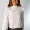 Blusa Diplo Lurex Blanco