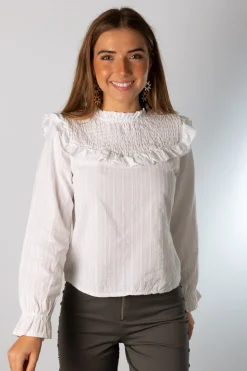 Blusa Diplo Lurex Blanco