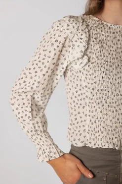 Blusa Nature Volantes Negro
