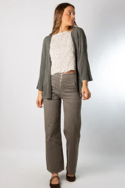 Blusa Nature Volantes Negro