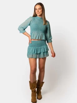 Blusa Nido Abeja Daisy Verde
