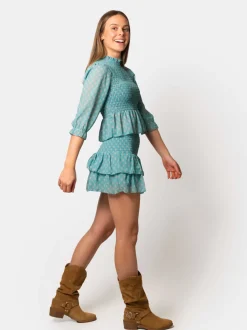 Blusa Nido Abeja Daisy Verde