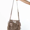 Bolso Flecos Piel Cobre