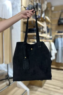 Bolso Shopper Ante Negro