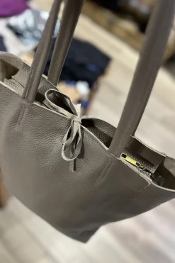 Bolso Shopper Piel Marrón