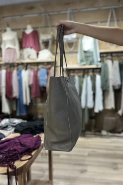Bolso Shopper Piel Marrón