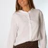 Camisa Diplo Cuello Mao Blanco
