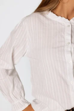Camisa Diplo Cuello Mao Blanco