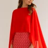 Capa Gasa Rojo
