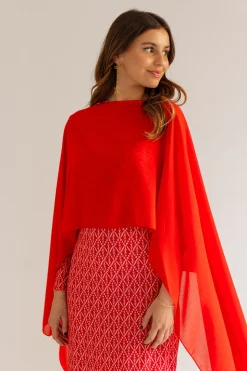 Capa Gasa Rojo