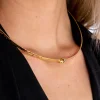 Choker nudo dorado