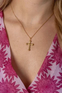 Collar Cruz Tiny Dorado