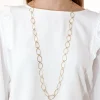 Collar Largo Arandelas Dorado