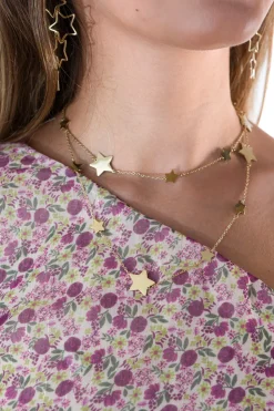 Collar Largo Estrellas