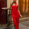Conjunto Punto Elegante Rojo