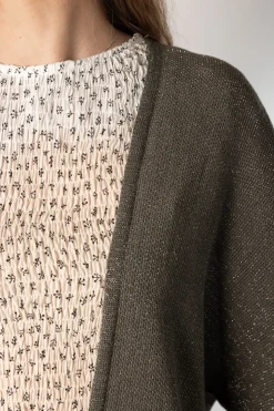 Cárdigan Lurex Gris