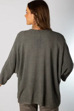 Cárdigan Lurex Gris