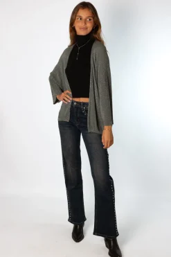 Cárdigan Lurex Gris