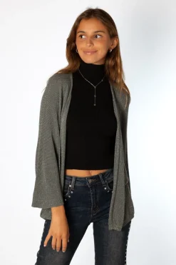 Cárdigan Lurex Gris