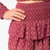 Falda Doble Volante Indie Blush