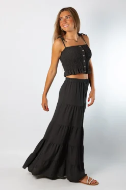 Falda Ibiza Brillo Gris