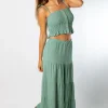 Falda Ibiza Brillo Verde
