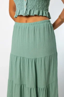 Falda Ibiza Brillo Verde