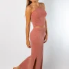 Falda Lurex Starlit Coral