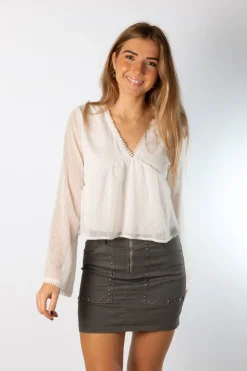 Falda Maxi Bolsillos Stars Gris