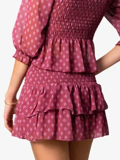 Falda Pant Volantes Daisy Blush