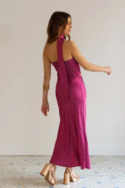Falda Raso Euphoria Frambuesa