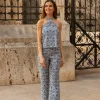 Pantalón Recto Atabey Azul