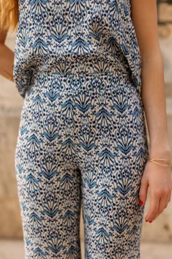 Pantalón Recto Atabey Azul