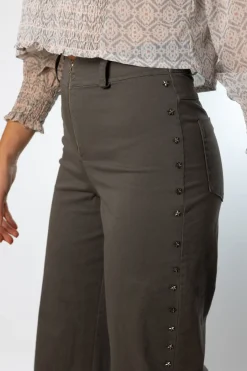 Pantalón Stars Cremallera Gris