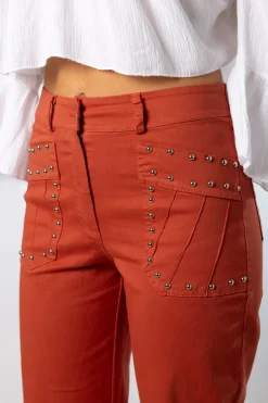Pantalón Tachuelas Sunlight Teja