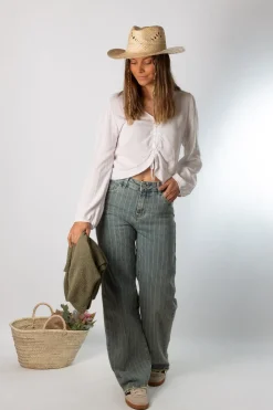 Pantalón Vaquero Raya Diplo Azul