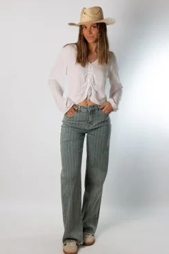 Pantalón Vaquero Raya Diplo Azul