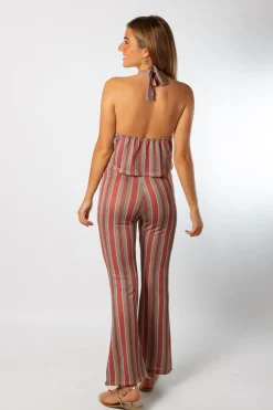Pantalones Stripes Rosa