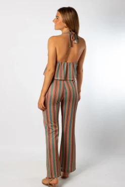 Pantalones Stripes Verde