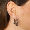 Pendiente Galaxy Star Plateado