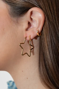 Pendientes Estrella Dorados