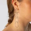 Pendientes Hoops Plateado
