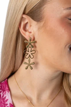 Pendientes Splash Dorado