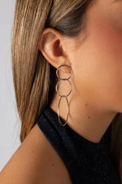 Pendientes Trinity Plata