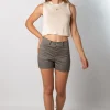Short Botones Gris